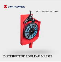 Distributeur de rouleaux de masses