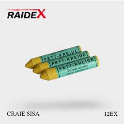 Craies jaunes SISA diamètre 17mm boite de 12ex