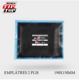 Emplâtres Tip Top RAD180 190x150mm par 5ex