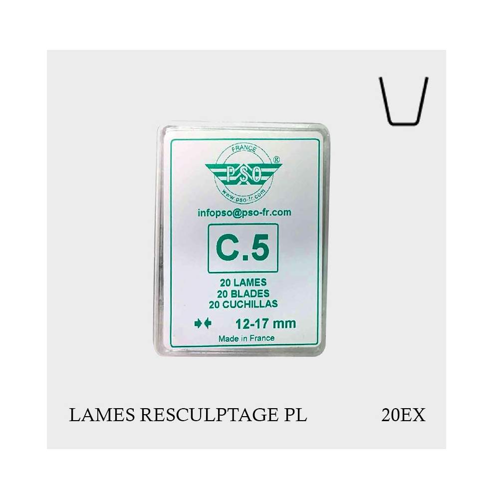 Lames de resculptage C5