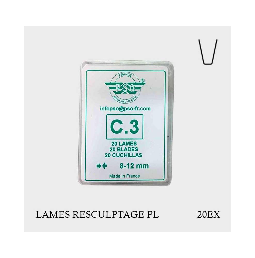 Lames de resculptage C3