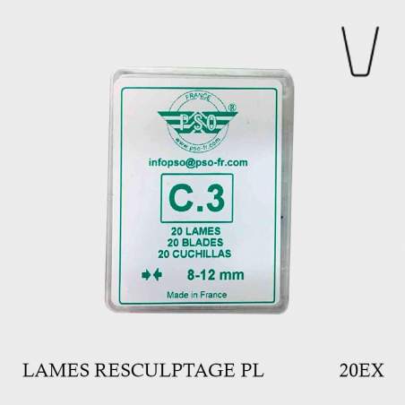 Lames de resculptage C3