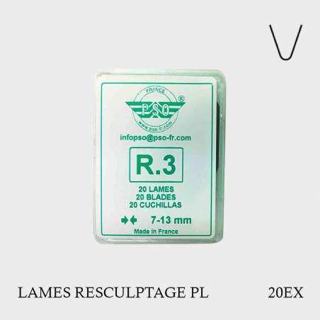 Lames de resculptage R3