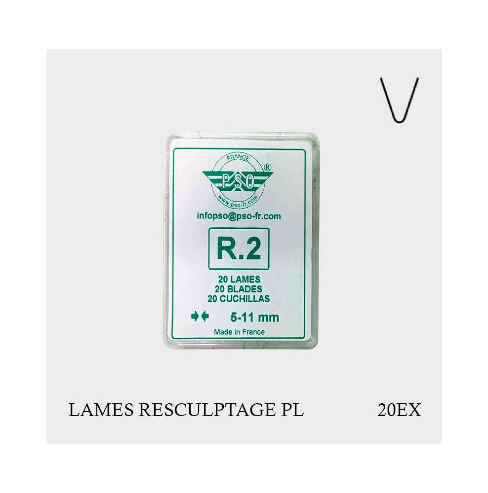 Lames de resculptage R2