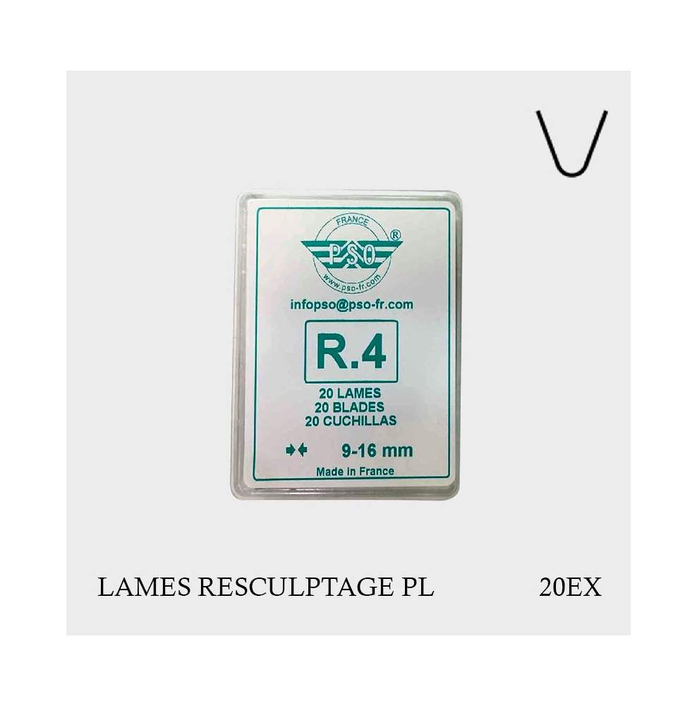 Lames de resculptage R4