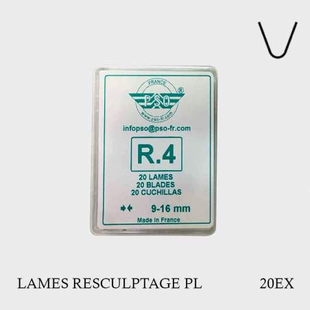 Lames de resculptage R4