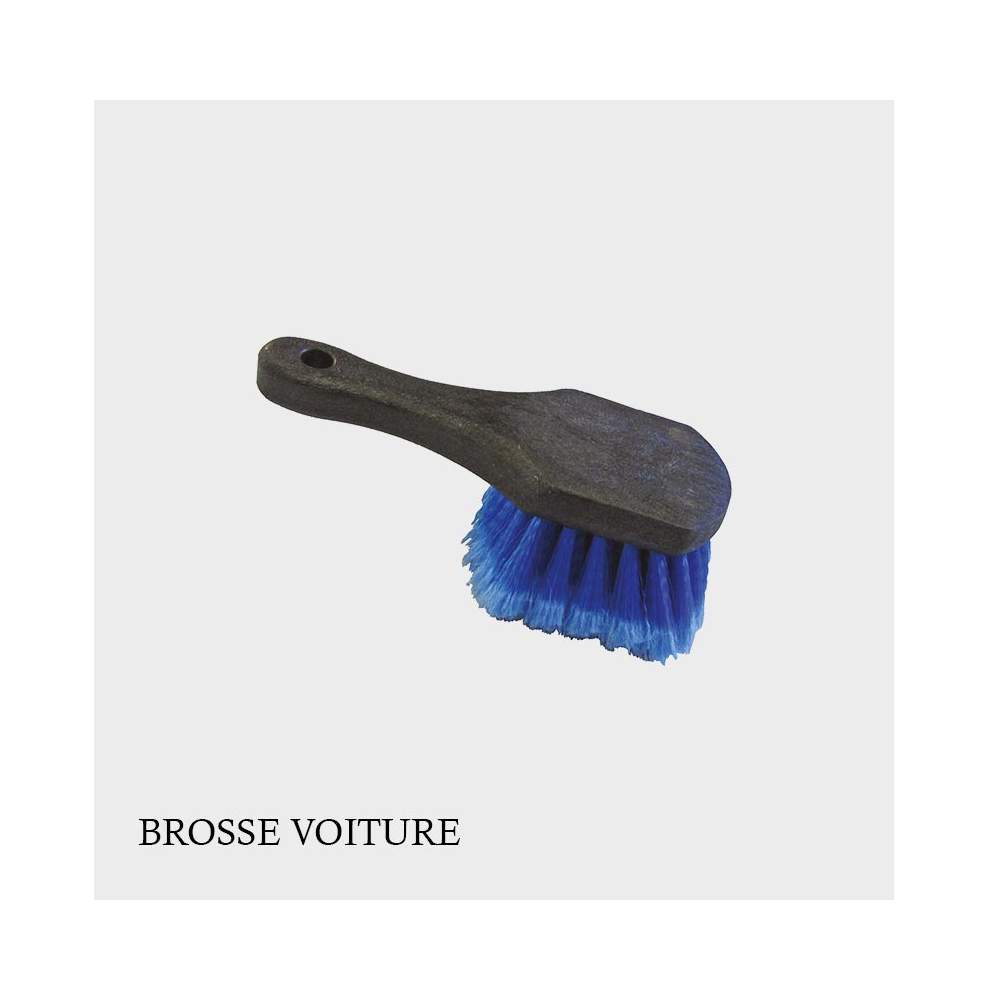 Brosse voiture fibre PVC 