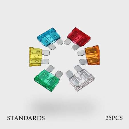 25 fusibles standards