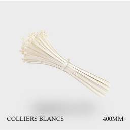 Colliers plastique blancs