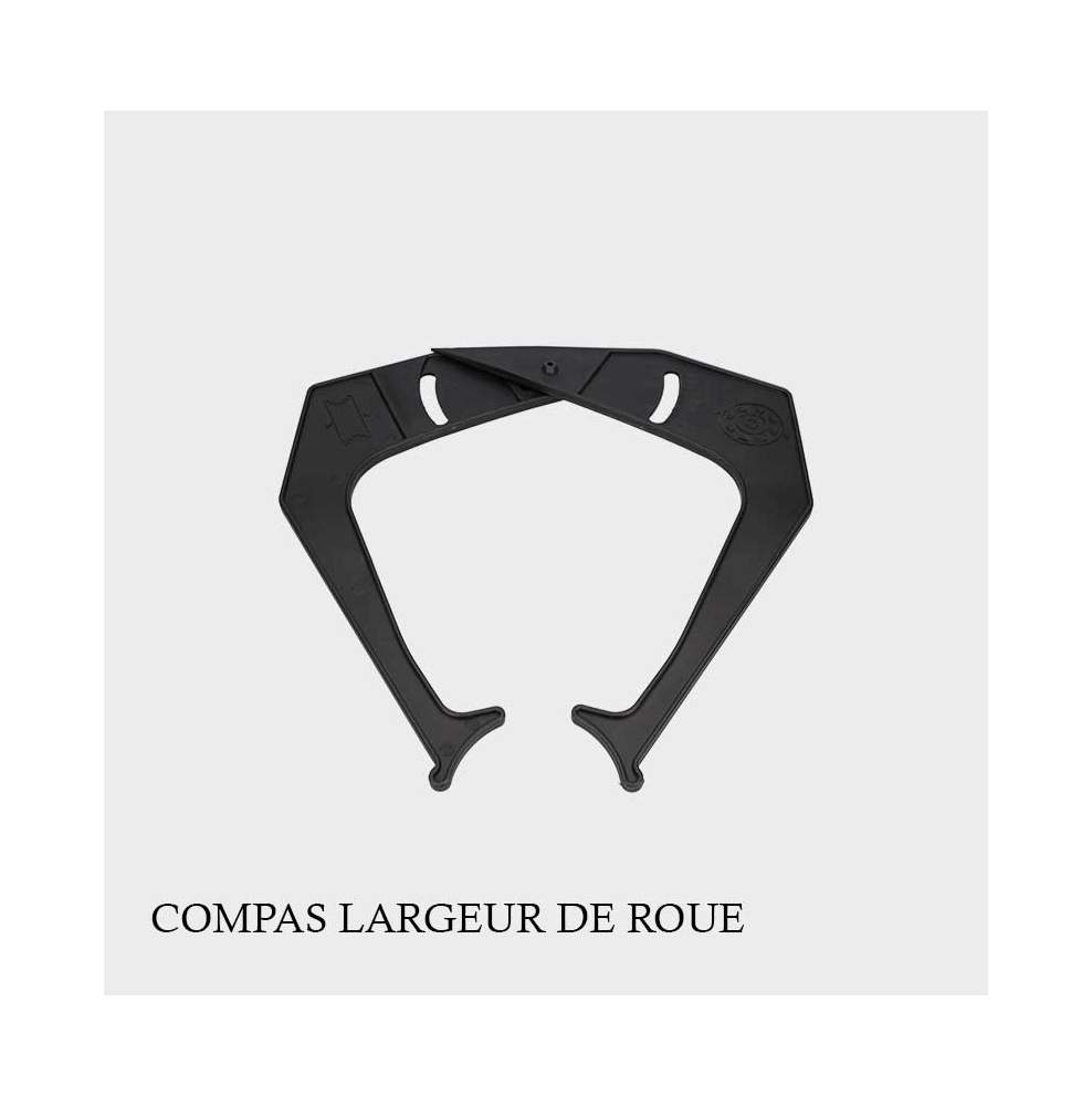 Compas de prise de mesure de largeur de roue 