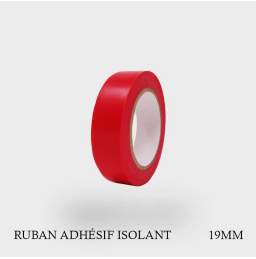 Ruban isolant PVC rouge