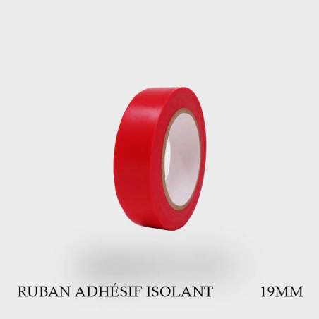 Ruban isolant PVC rouge