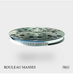 Rouleau de masses autocollantes