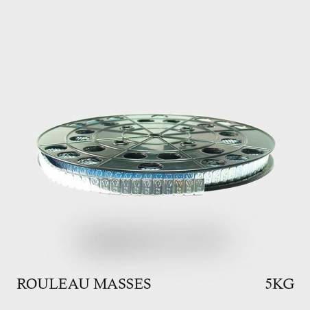 Rouleau de masses autocollantes