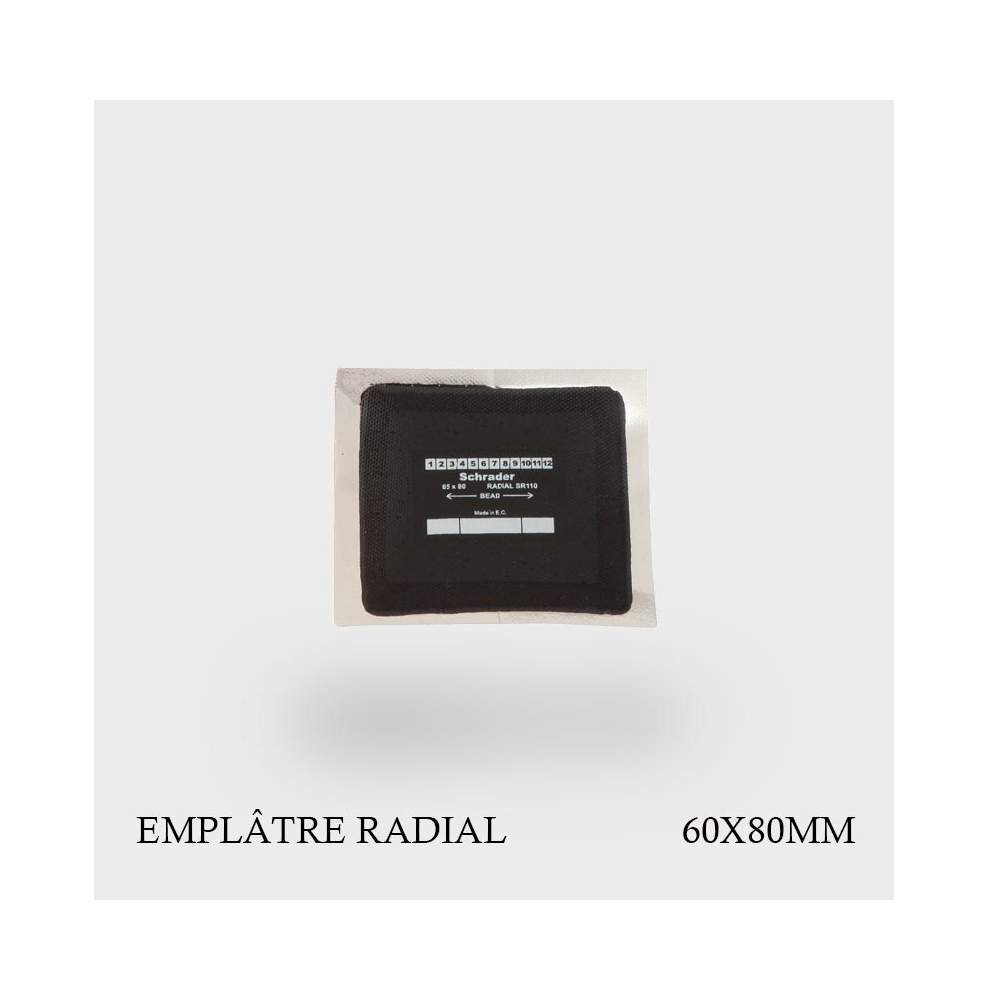 Emplâtre radial SR110 65X80MM