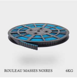 Rouleau de masses noires