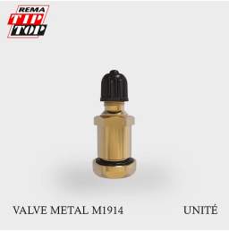 Valve tubeless en laiton - M1914 - longueur 35 mm