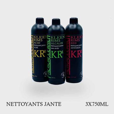 Pack de 3 nettoyants jantes