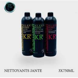 Pack de 3 nettoyants jantes