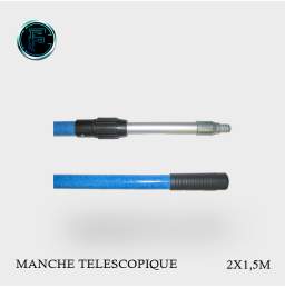 Manche télescopique 2 x 1,5m