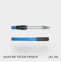 Manche télescopique 2 x 1,5m