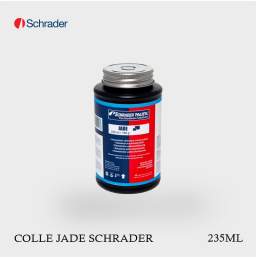 Colle Schrader Jade couleur bleue avec pinceau 235ml