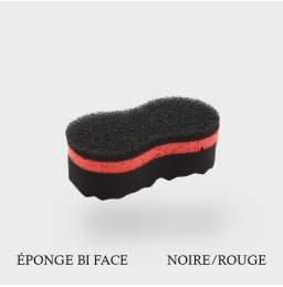 Eponge bi-face anti insectes rouge