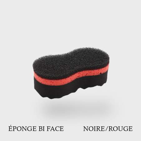 Eponge bi-face anti insectes rouge