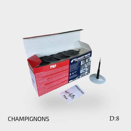 Champignons de réparation tubeless 8mm x 12 pcs