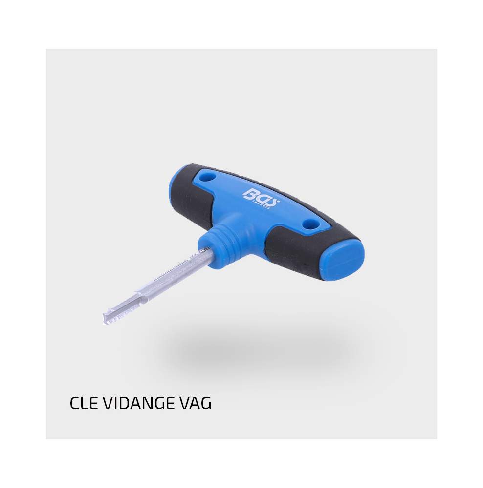 Clé pour bouchons de vidange d’huile à profil spécial pour VAG