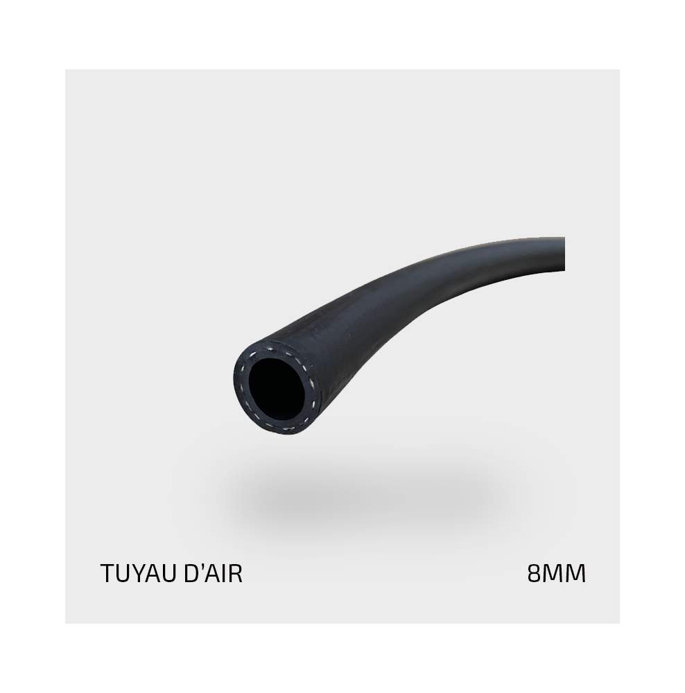 Tuyau flexible pour eau ou air diamètre 8mm