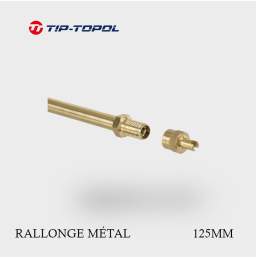 La rallonge de valve de pneu en métal 125 mm