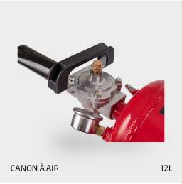 Canon à air pour pneu tubeless 12L