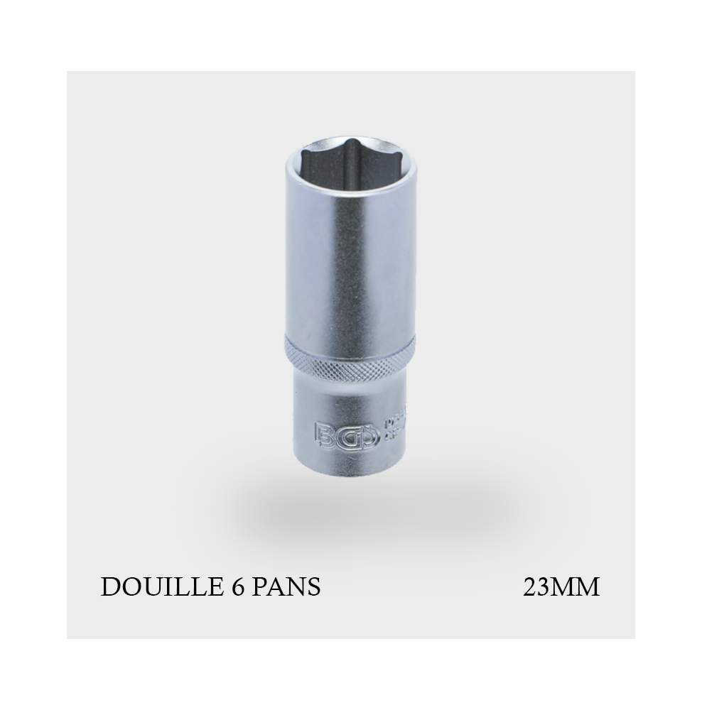Douille 6 pans 23mm longue