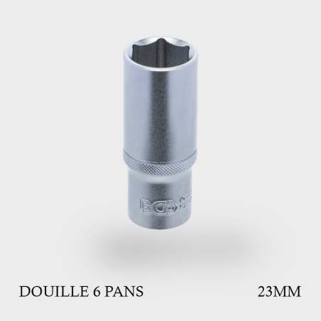 Douille 6 pans 23mm longue