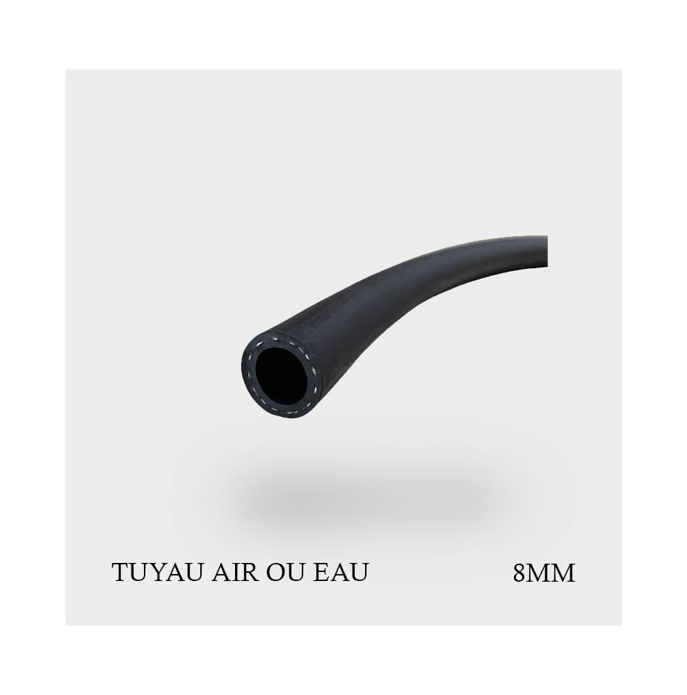 Tuyau flexible pour eau ou air diamètre 8mm