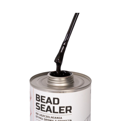 Couleur et pinceau de la solution d'étanchéité talon jante Bead Sealer Delta 945ml
