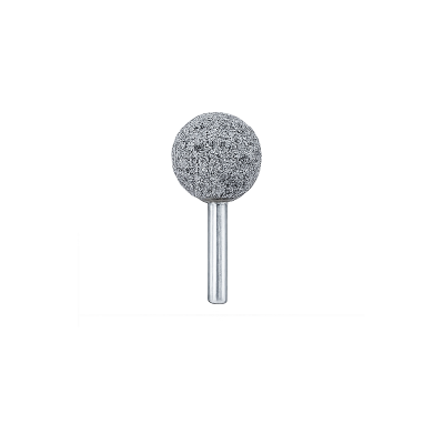 Vue de face Meule sphérique grain 24 VM Rubber