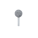 Vue de face Meule sphérique grain 24 VM Rubber