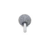 vu de derrière Meule sphérique grain 24 VM Rubber