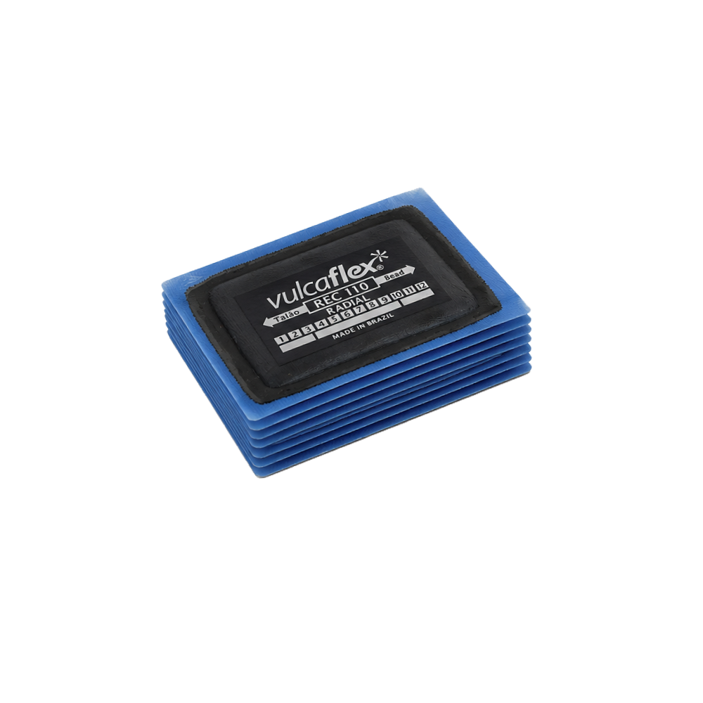 10 emplâtres radial Vulcaflex REC-110 75 × 55 mm