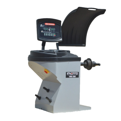 Équilibreuse Invento VBS 250 2D laser LED 24" vu de coté