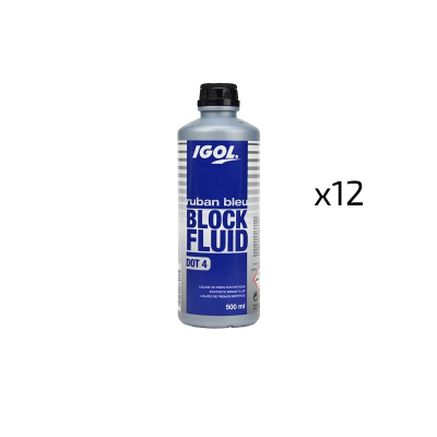 Liquide de frein IGOL DOT4 Ruban Bleu 12 x 500 ml