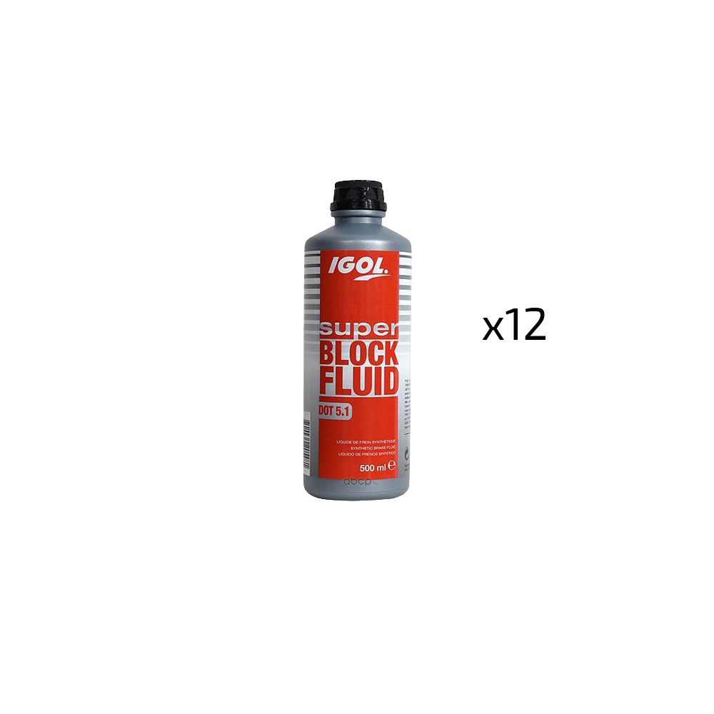 Liquide frein IGOL DOT5.1 12x500 ml | EShopGarage