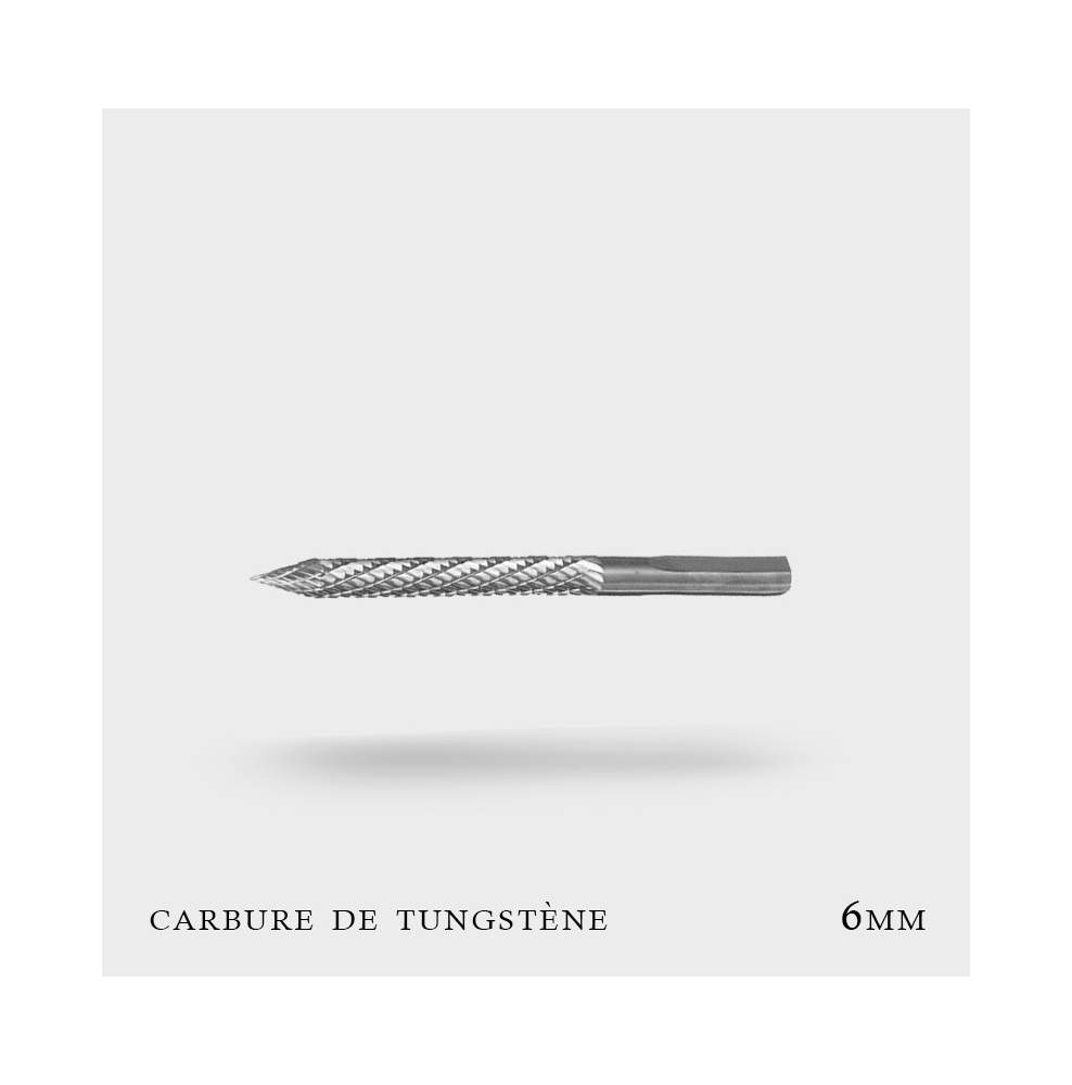 FRAISE CARBURE DE TUNGSTENE 6MM