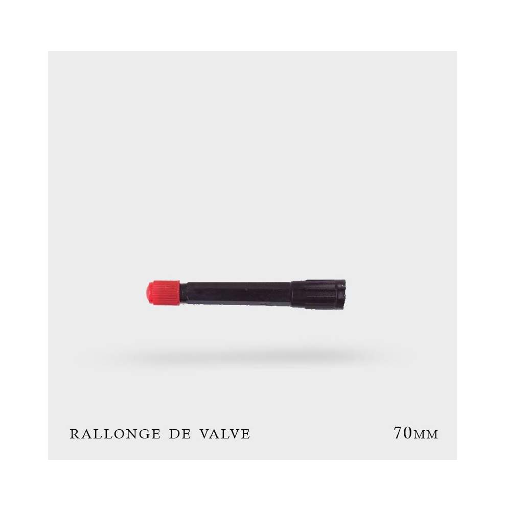 Rallonges de Valves rigides noires 71mm Rallonges de Valves rigides noires 71mm