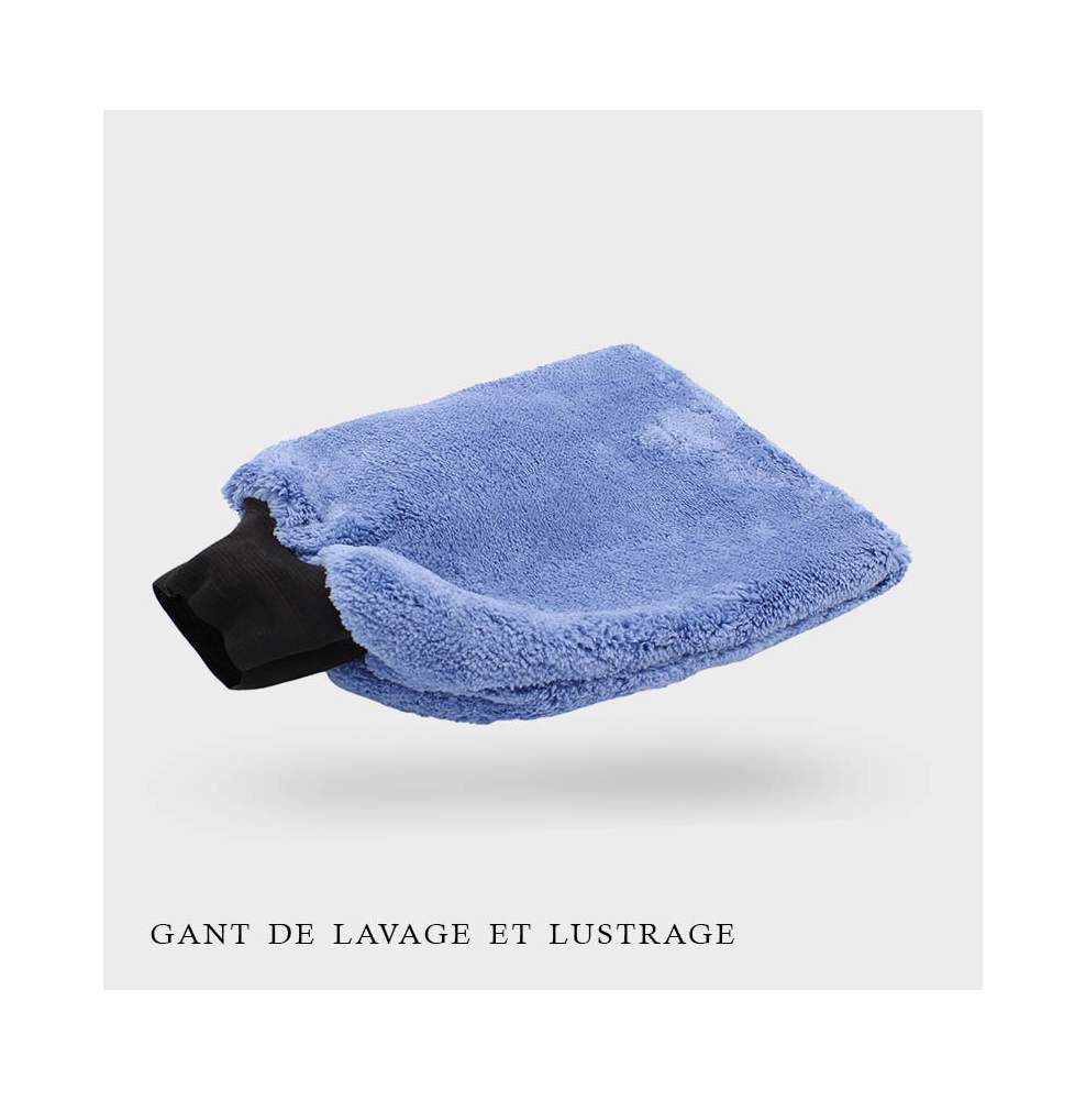 Gant de lavage et lustrage